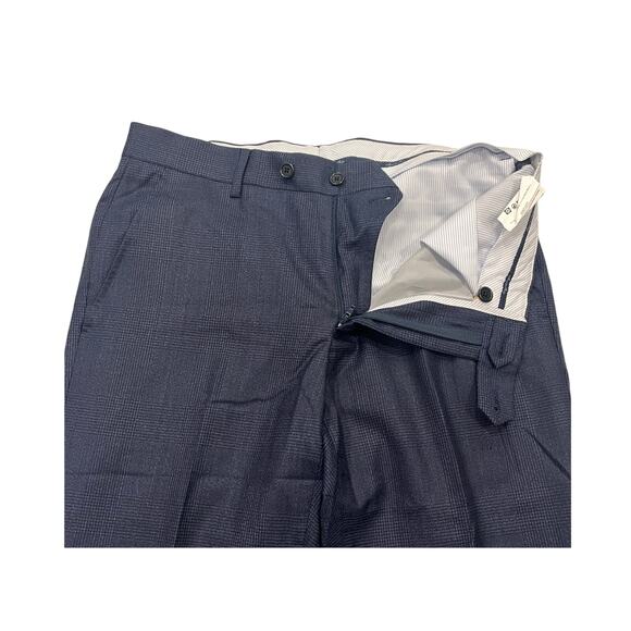 13-35 ERMENEGILDO ZEGNA Men's Superfine Australian Wool Suit Black Size 38 - Picture 15 of 16